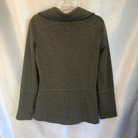 Hurley Cotton Blazer Ladies Sm Heathered Army Green - Picture 11 of 13